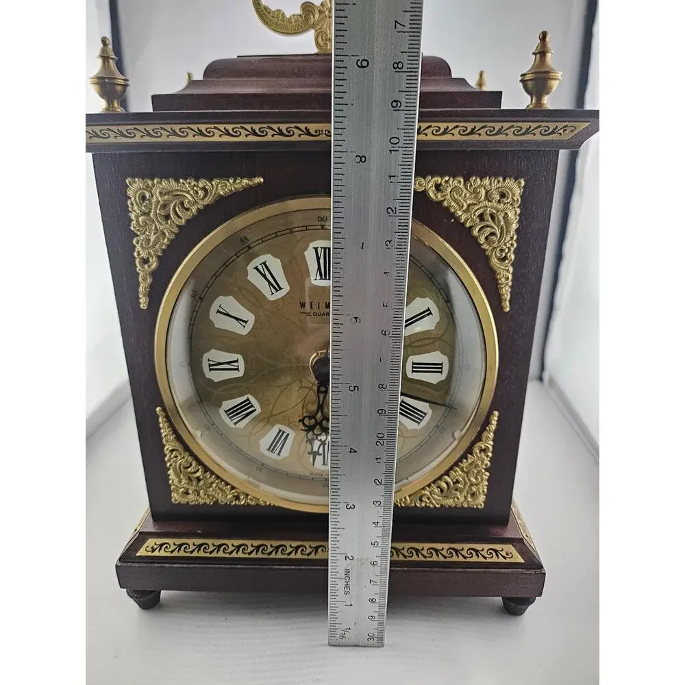 Vintage Weimar Clock German Democratic Republic (East Germany) Quartz Mantle